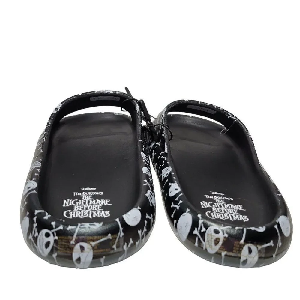 Disney‎ Nightmare Before Christmas Slides Mens 12 Sandal Shoes Jack Skellington
